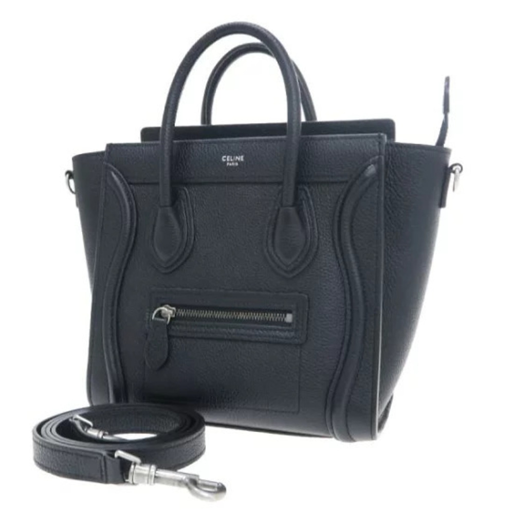 Celine Luggage Drummed Calfskin